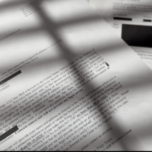 Picture of ISP notice about Strike 3 Holdings Subpoena